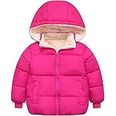 Vmterliya Baby Boys Girls Winter Coats for Toddler Kids Infants Baby Light Puffer Warm Thick Hooded Down Jacket for 2-7 Years
