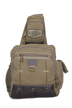 Eurostyle 14008 Canvas Series Messenger Bag (Brown)