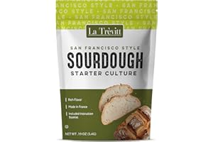 Sourdough Starter Culture San Francisco Style - Homemade Artisan Bread - Fast Activating Sourdough Starter Culture - Dehydrated Live Culture Bread Mix - Easy Instruction Manual- KOSHER - By LA Trevitt