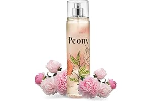 FREIDA AND JOE Peony Elegance Fine Fragrance Body Mist Spray: A Scented Peony Floral Sophistication, 8 oz Spray Bottle, Ideal for Gifting Stocking Stuffer