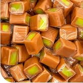 Caramel Cubes Candy - Individually Wrapped Classic Chews by TwistedTreatz - Classic Original, Sea Salt, Apple &amp; Assorted Flavor Chews- 8oz Bag, 1 lb Bags or 3 lb Jar &ndash; Fresh, Rich, Premium Caramels (1 lb Bag, Caramel Apple)
