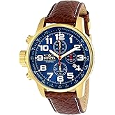 Invicta Men's I-Force Left Handed Quartz Watch with Leather Strap