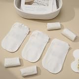Zuimei 5 Pairs Pilates Yoga Grip Socks Non Slip Anti Slip Grips White UK 4.5-7.5 view 3