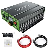 JJN 1100W Pure Sine Wave Inverter DC 12V to AC