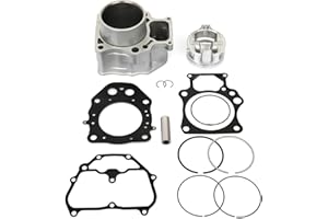 SCITOO Cylinder Piston Gasket Top End Rebuild Kit for Honda for Rancher 420 TRX420FA 4x4 AT 2009-2014, for Honda for Rancher 420 TRX420FA2 4x4 Auto DCT EPS Camo 2017, 12100-HP7-A00 12100-HP5-600