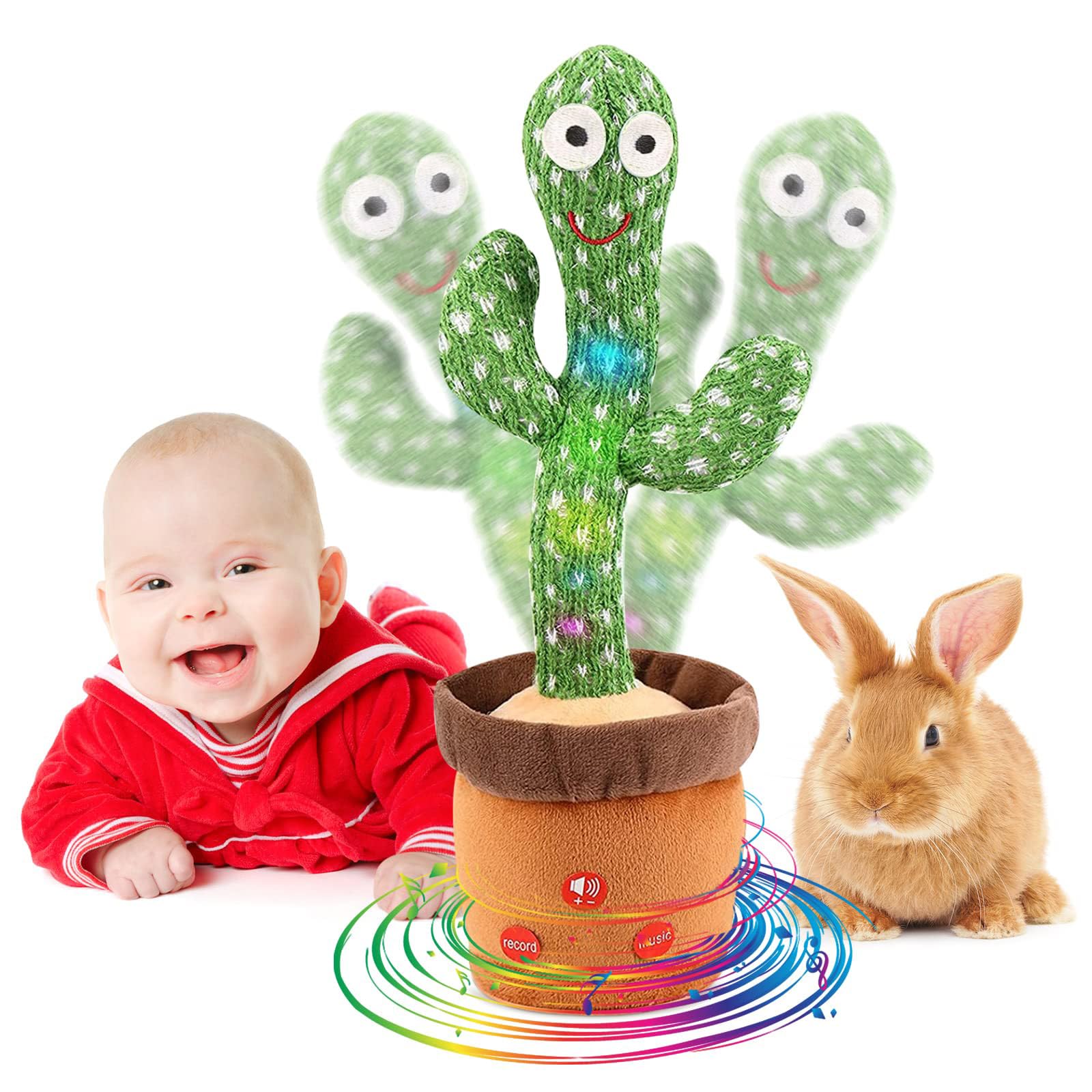 40 discount on MILEGI Volume Adjustable Dancing Cactus Talking Cactus