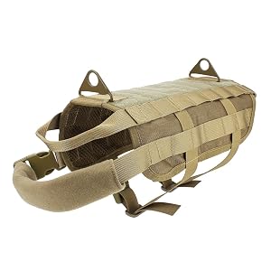 4. Tactical Dog Training Vest (Harness) by OUTRY