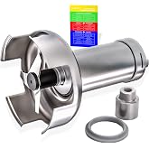 Robot Coupe 39335 Stainless Steel Bell Cover Assembly, Genuine OEM Replacement Parts for MP450 Turbo &amp; MP350 Turbo with Liquid Conversion Card