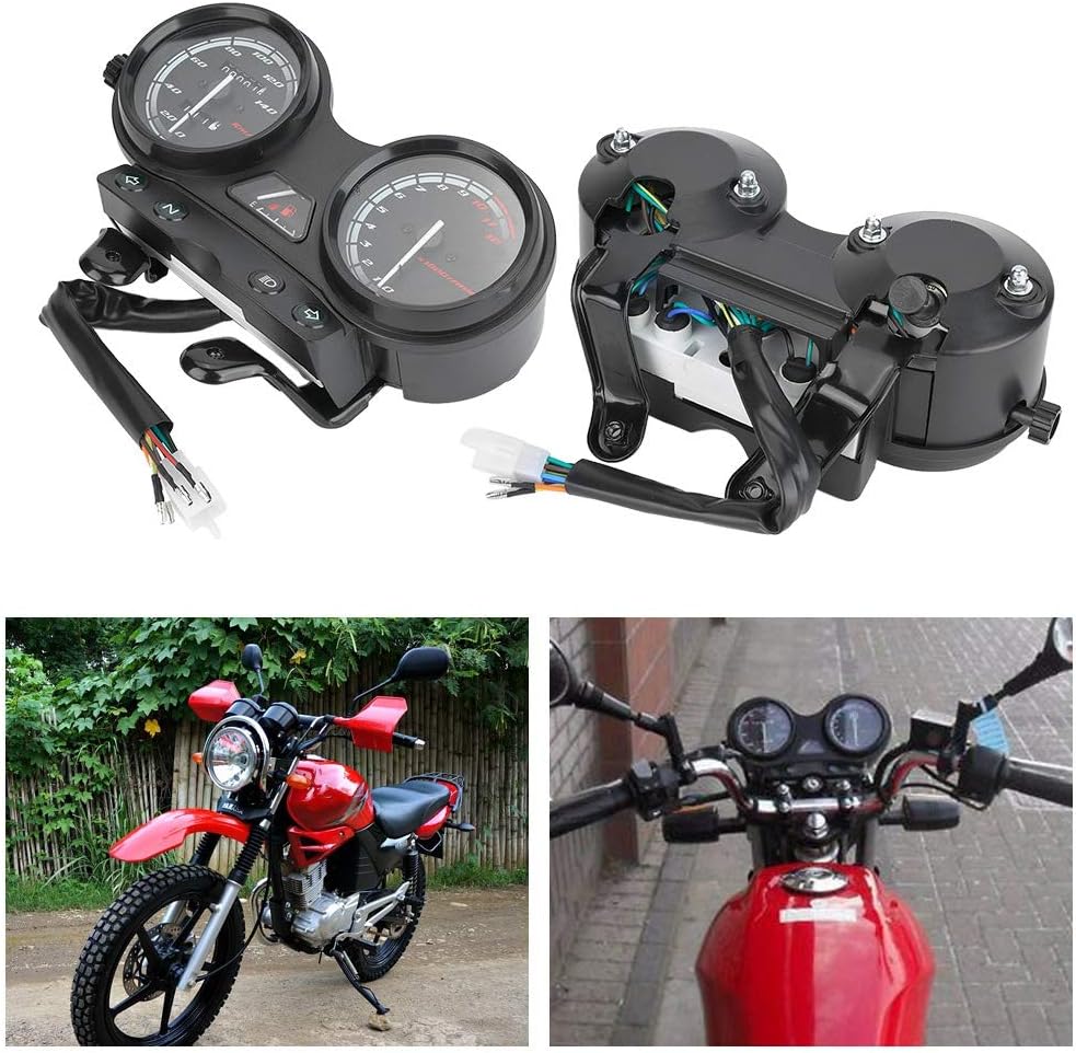 Aramox Motorcycle Speedometer, Instrument Digital Display Speedometer