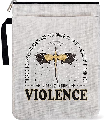 Dark Academia Dragons Book Sleeve - Fantasy Novel Protector Cover Black