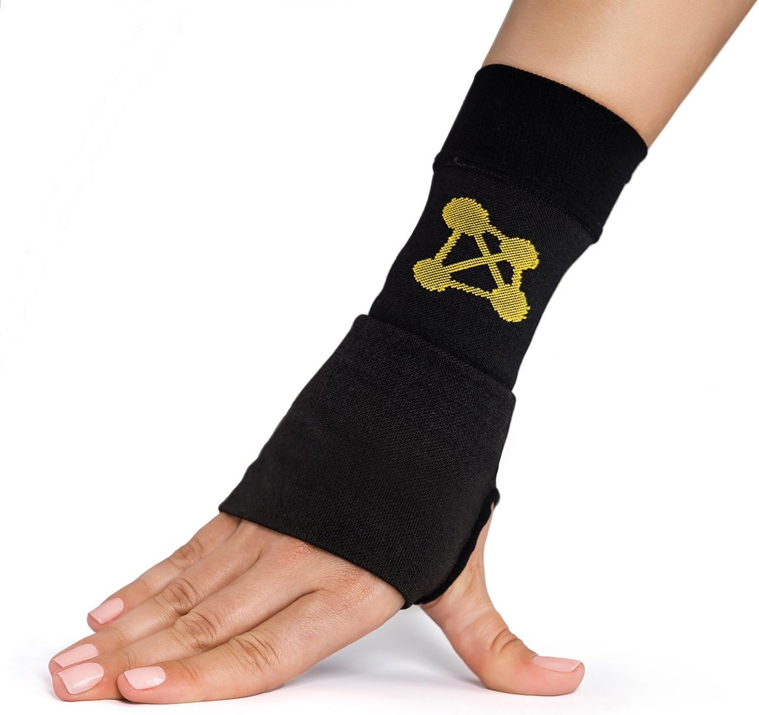 CopperJoint Compression Wrist Sleeve – Copper-Infused High-Performance Design, Promotes Improved Circulation and Help Reduce Inflammation and Pain - Single Sleeve