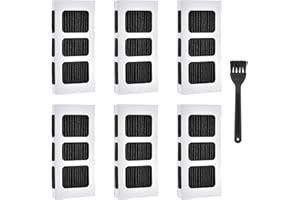 Ancolin 6 Pack Paultra2 Refrigerator Air Filter Replacement, Compatible with Frigidaire Pure Air Ultra 2,Pure air Ultra II, refrigerator Air Filter, and Electrolux Part 5303918847, 242047805