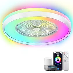 KAMLAM 24" Bladeless Ceiling Fans with