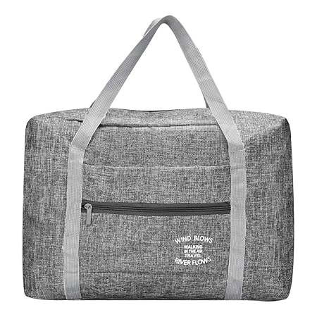 Irich Faltbare Oxford Cloth Reisetasche mit Schulterriemen, Wasserdichte Koffer Organizer Tasche, Großen Kapazität für Einkau