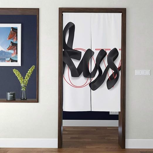 Amazon Com Door Tapestry Japanese Mens Bedroom Curtains Love
