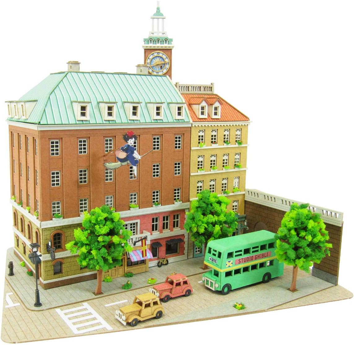 Amazon さんけい みにちゅあーとキット スタジオジブリシリーズ 魔女の宅急便 コリコの町 1 2スケール ペーパークラフト Mk07 16 ペーパーアート 通販