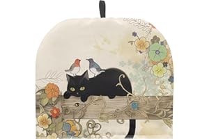 ASQVTIFE Cat Tea Pot Cover for Keeping Warm Bird Teapot Cozy Tea Cozies Double Insulated Keep Tea Warm Tea Pot Cozies Teapot Dust Proof Cover Cozy for Teapot Tea Insulated Cosy for Kitchen Accessory