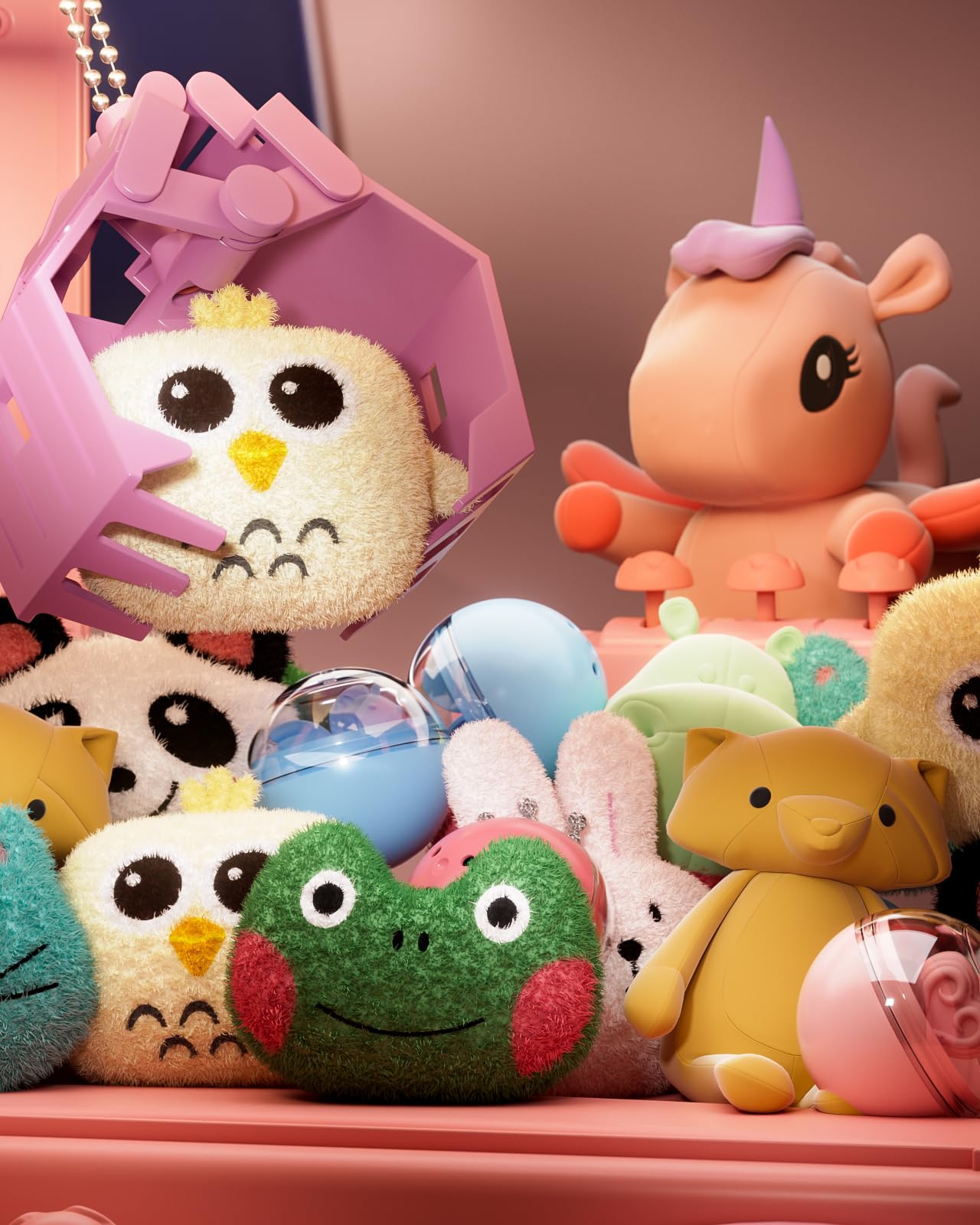 bessome Claw Machine for Kids with Mini Prizes|Candy Machine Toys for Ages 8-13 Girls and Adults|Birthday Gifts for 6 7 9 10 12 Years Old