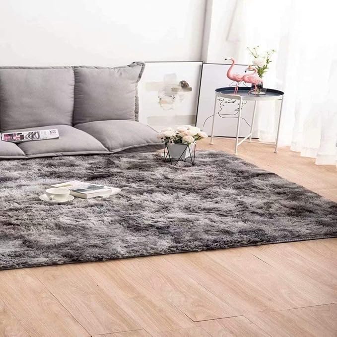 YUESUO Carpet For Bedrooms 140x300cm, Fluffy Thick Soft Touch Pile, Bedside Carpet No Shedding
