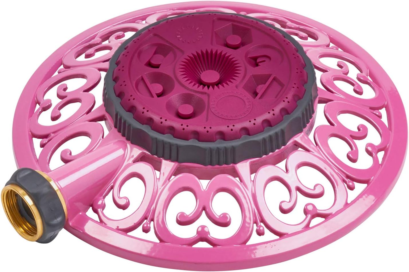 Sprout 65100-AMZ Metal 8-Pattern Sprinkler and QuickConnect Product Adapter  Bundle, Raspberry Red : Garden & Outdoor