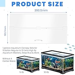 Sieral Aquarium Polycarbonate Canopy Set 15.37 x