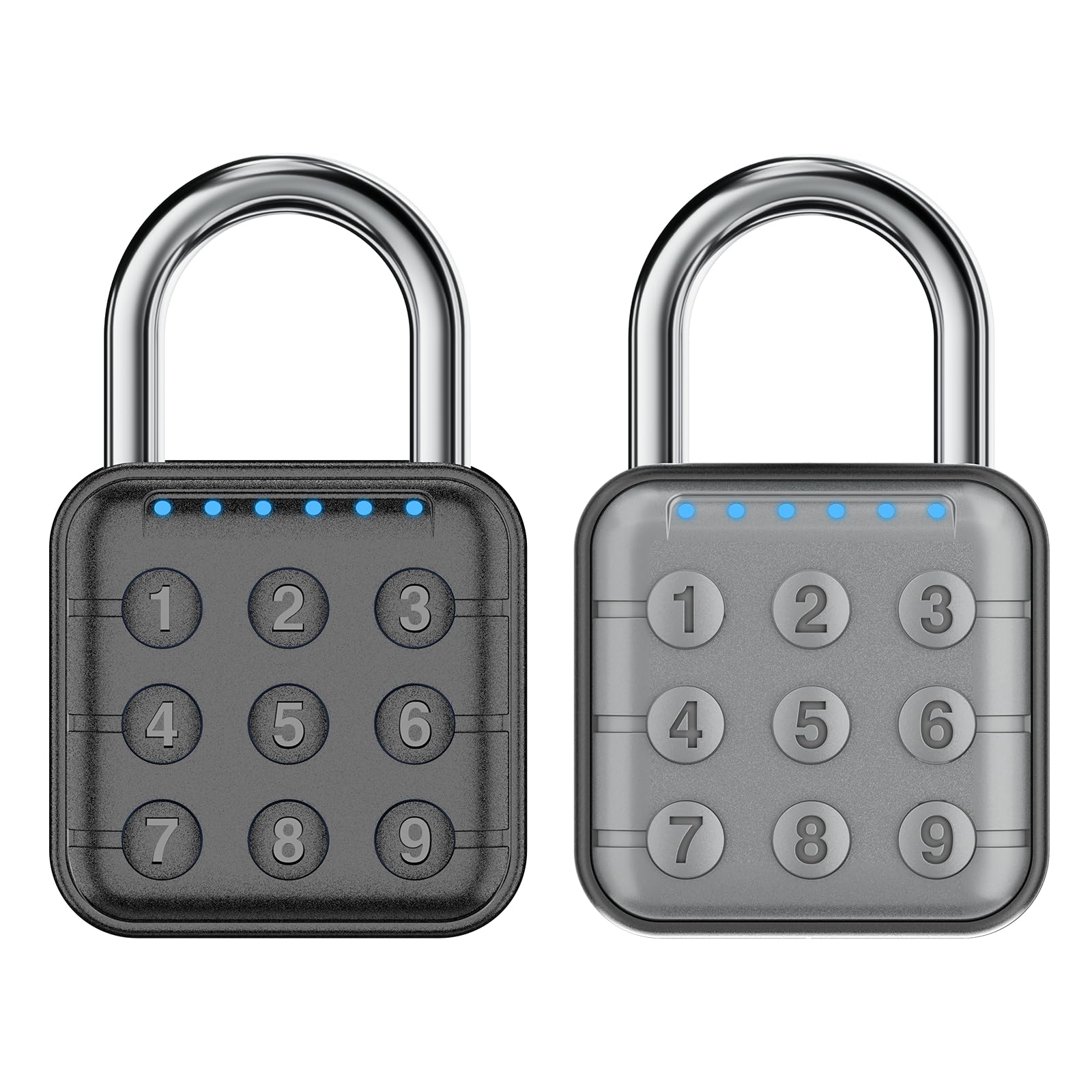 Combination Lock, Combination Lock for Locker, Locker Lock & Gym Locker Lock - High Security, Easy to Use for Gym, School, Travel, Outdoor - 2PCS（Black & Grey）