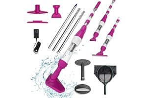 YSMJ 3 in 1 Cordless Rechargeable Pool Vacuum orange (purple)