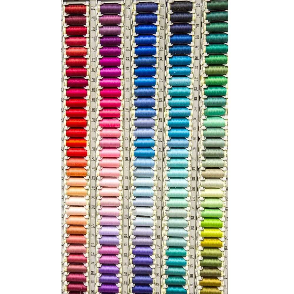 96Colors Sewing Thread Assortment Coil 250 Yards Each, Sewing Kit All Purpose Polyester Thread for Hand (96 Mixed Colors)