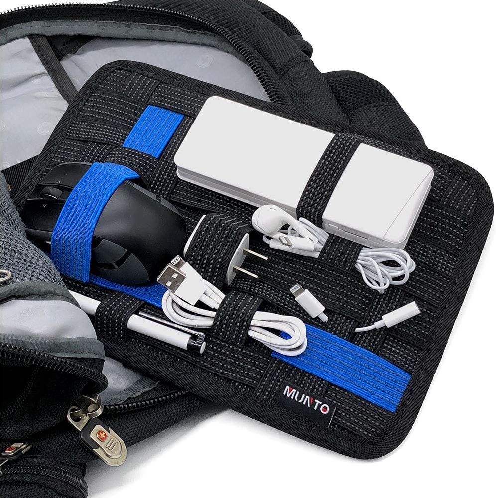 MUNTO Backpack Organizer, Elastic Electronic Organizer Board for Electronics Gadget, Small