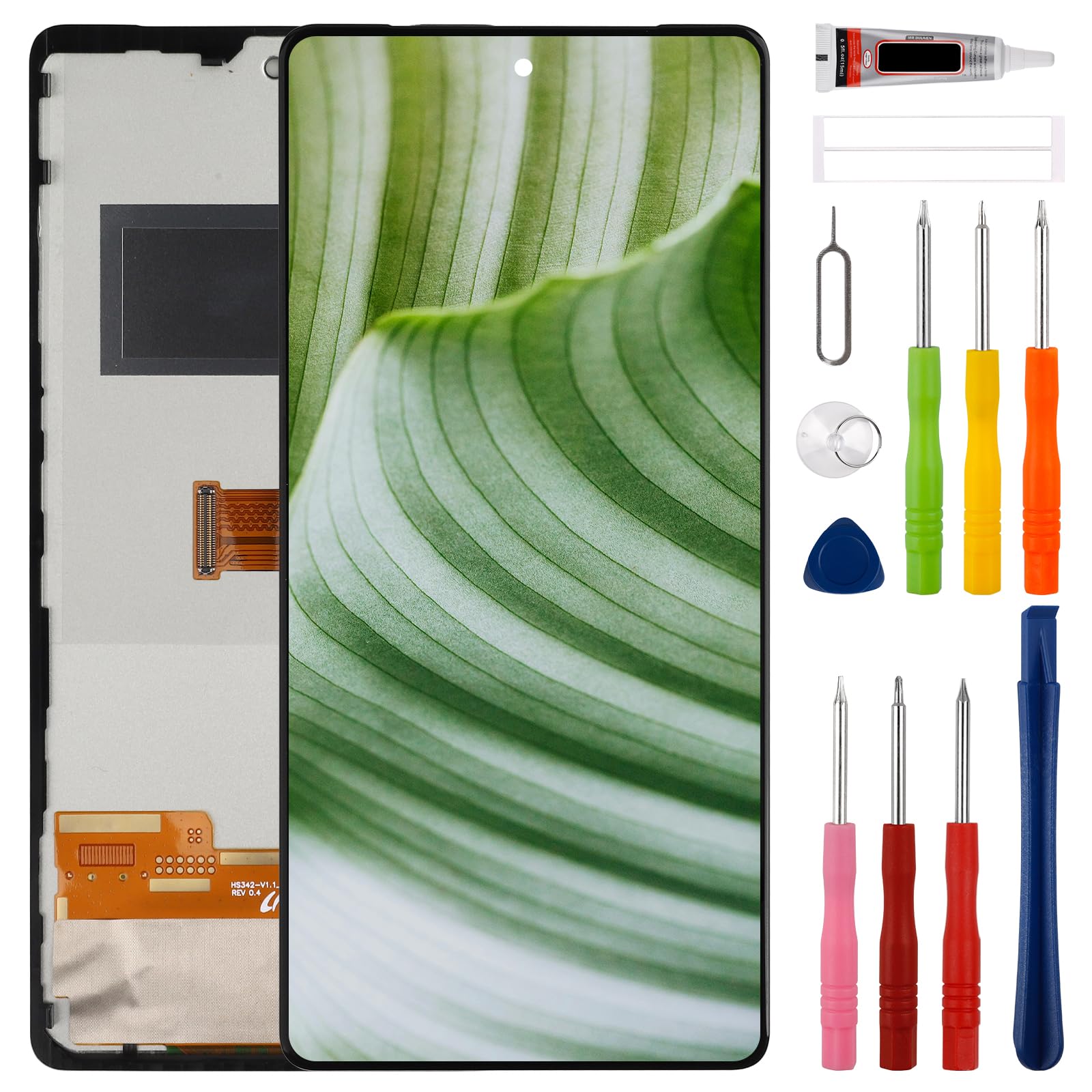 Photo 1 of [with Bracket] SWARK New TFT LCD Display digitizer Touch Screen Assembly for Google Pixel 7 GVU6C GQML3 6.7" LCD Touch Screen Digitizer Assembly with Upgraded Repair Tools Kit-NO Fingerprint Function