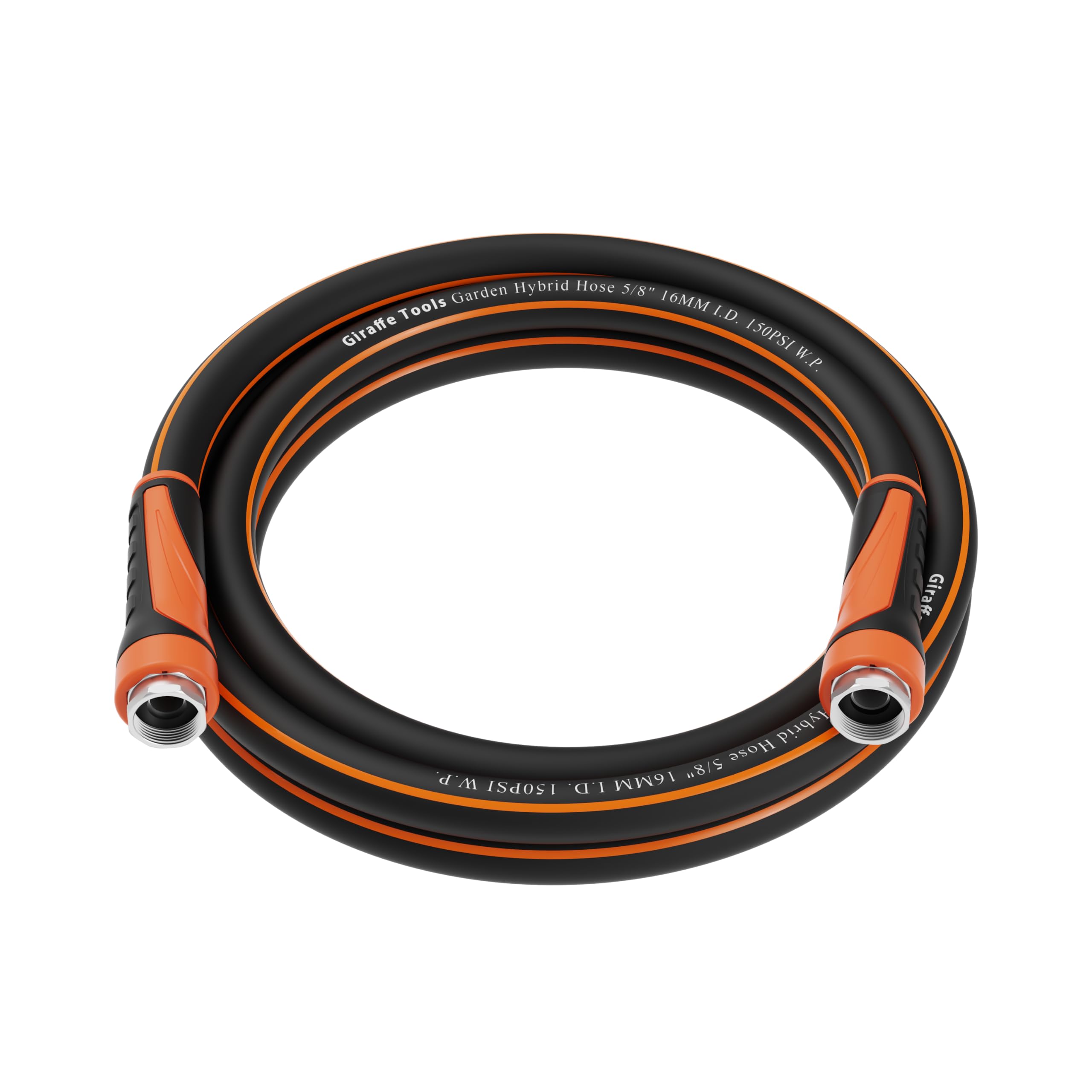 Photo 1 of Giraffe Tools Garden Leader Hose 10ft x 5/8", Short Water Hose Heavy Duty, Flexible, Lightweight Hybrid Hose with Swivel Handle, Double Female Fittings, Burst 600 PSI