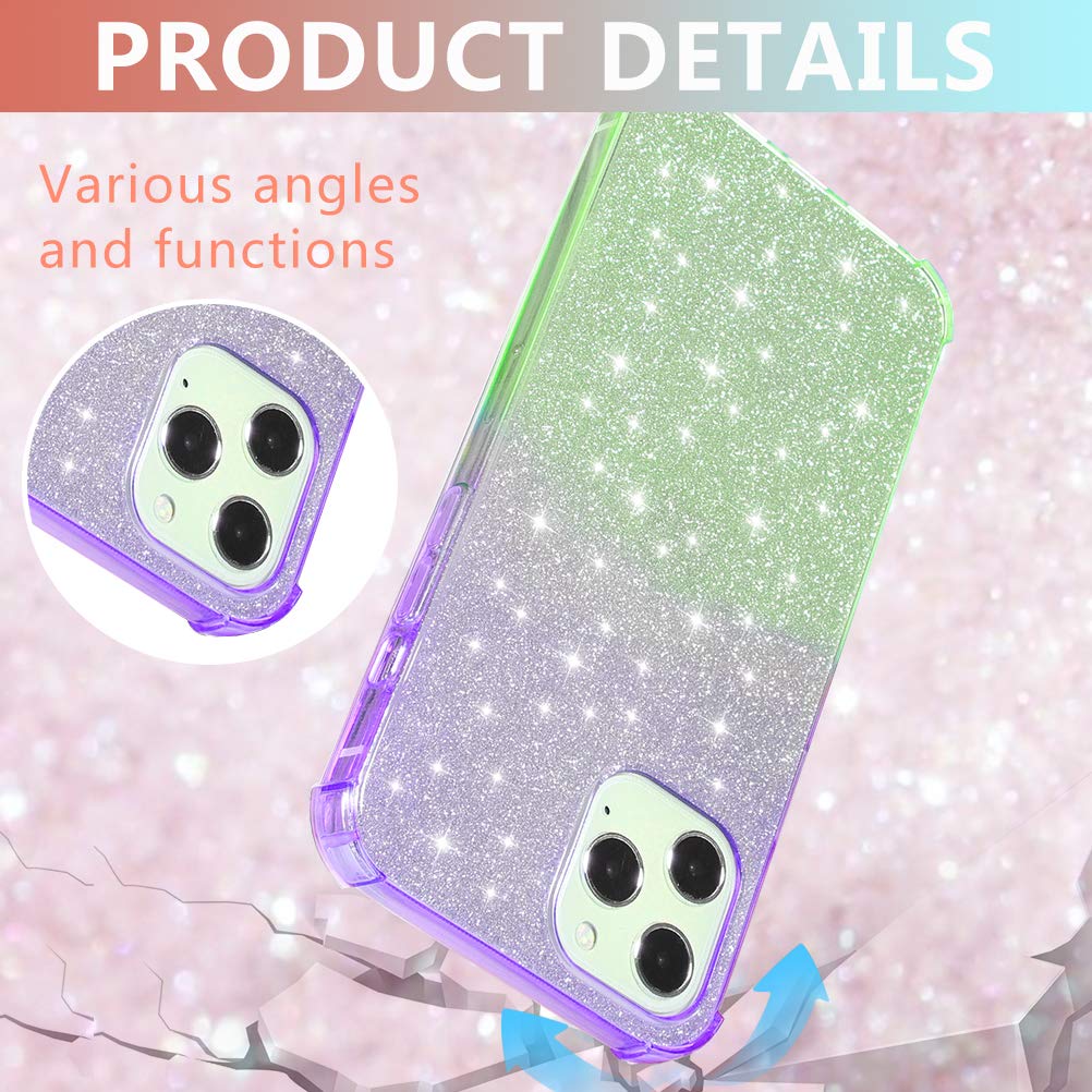 Mua Glitter Case for iPhone 12 Max Slim Case for Girls Women Shiny