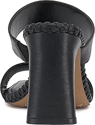 Vince Camuto Women's Kaden Heeled Sandal, Black, 5.5