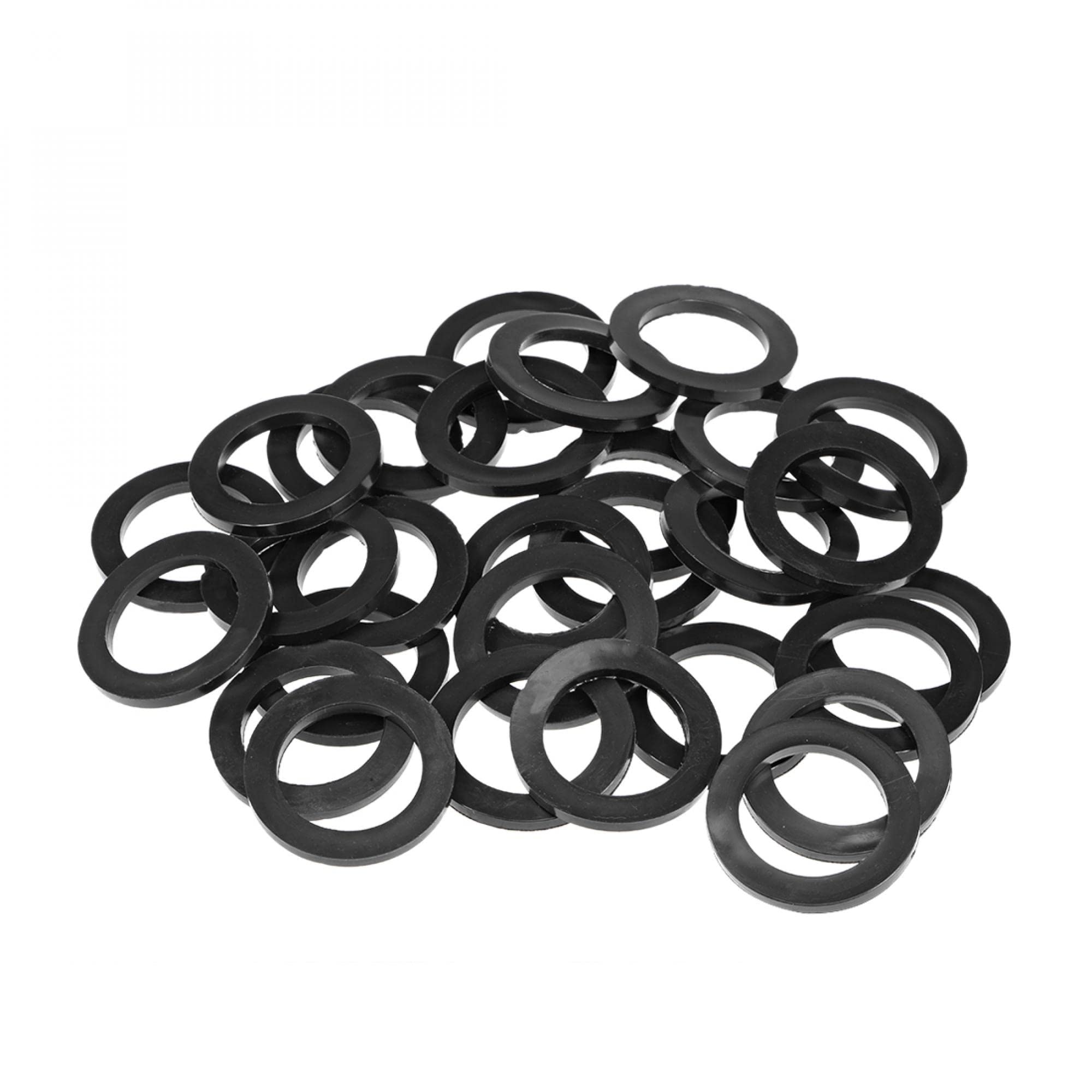 sourcing map Rubber Flat Washers 45mm OD 31mm ID 3.6mm Thickness for Faucet Pipe Water Hose, Pack of 30