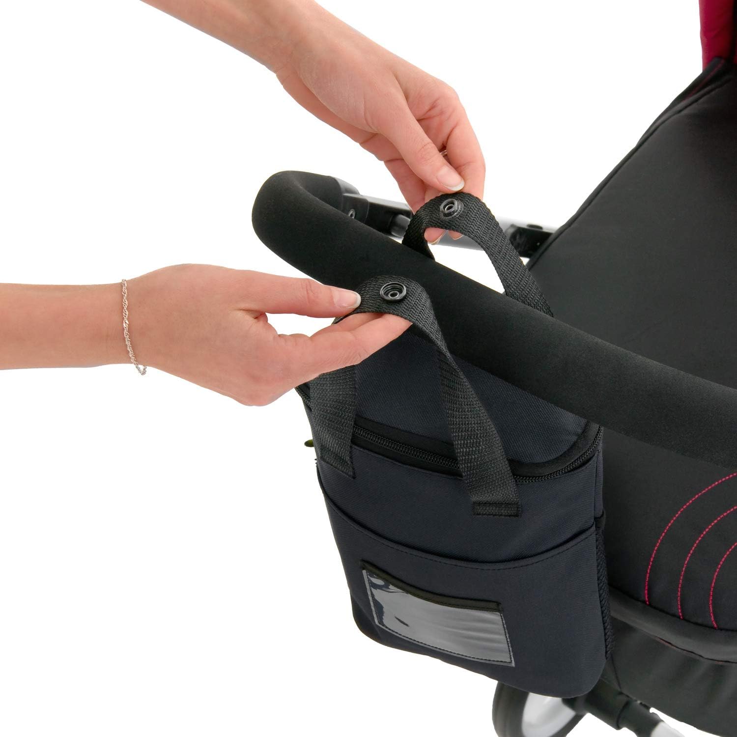 Hauck Refresh Me Two Double Bottle Holder, Black - Image 5