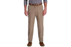 Haggar Mens Men's Classic Fit Stretch Corduroy Pant