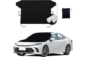 Nwgl Windshield & Roof Protector for Car - Waterproof All-Weather Car Cover with UV Resistant Snowproof Protection, Easy Storage & Windproof Dustproof Indoor Outdoor Use