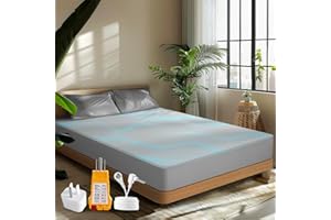 ACNALBOMA Grounding Fitted Sheets King Size, Grounding Sheet Earth Connected Bedding,10% Pure Silver Fiber and 90% Ultra Soft Cotton, Fits Deep Mattress Grounding Mat for Bed(Silver Grey,78"x80"x18")