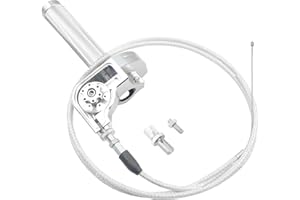 JXPANG Motorcycle Throttle Grip 7/8" 22mm CNC Aluminum Quick Twister with Throttle Cable for KLX CR CRF EXC XR CRF50 CRF230 50 70 110 125 230 250 Dirt Pit Bike Motocross Motorbike Quad ATV