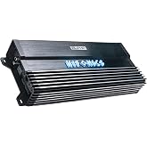 Hifonics Alpha 2000W 1 Ohm Stable Monoblock Car Audio Amplifier | 1 ohm stable Super D-Class mono bass amp, bass remote included, electronic crossovers, Ultra-Fi MOSFET power supply