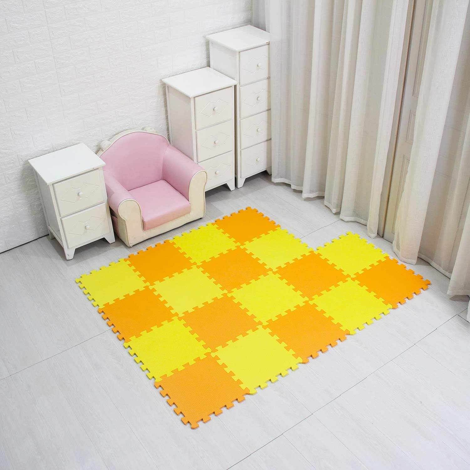 Mqiaoham Tapis De Sol Puzzle Tapis Mousse Bebe Jeu Enfant Aire De Jeux Pour Puzzle Multicolores Enfants Baby Mat A Ramper Activite Epais Puzzle Mat Baby A Ramper Blanc Bleu Beige