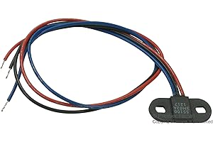 HAMLIN 55100-3H-04-A Proximity Sensor, 55100 Series, Hall Effect, Flange Mount, Voltage Output, 300 mm Leads