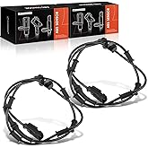 A-Premium Set of 2 Front Left and Right ABS Wheel Speed Sensor | Compatible with [4WD] Dodge Ram 1500 2008, Ram 2500 3500 2006-2008 - Front Side, Replace# 5179958AA, 5179958AB