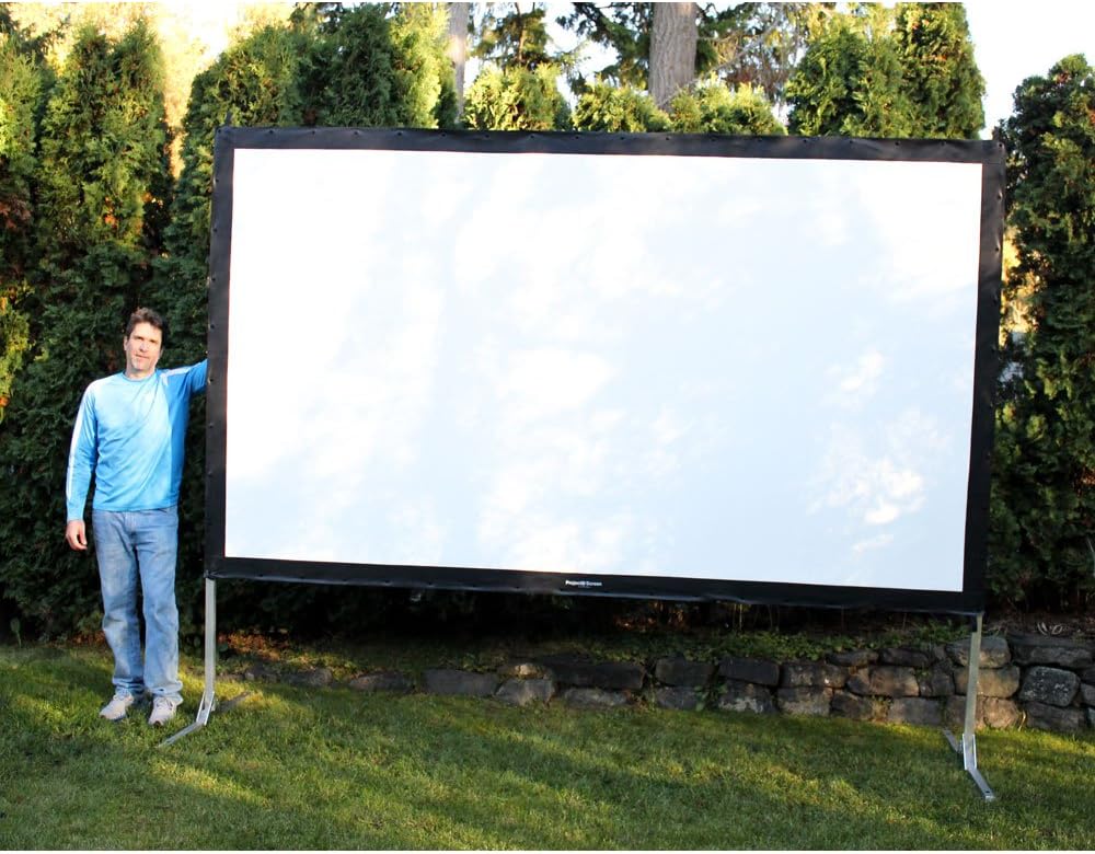 Amazon Com Visual Apex Projector Screen 144hd Portable Indoor