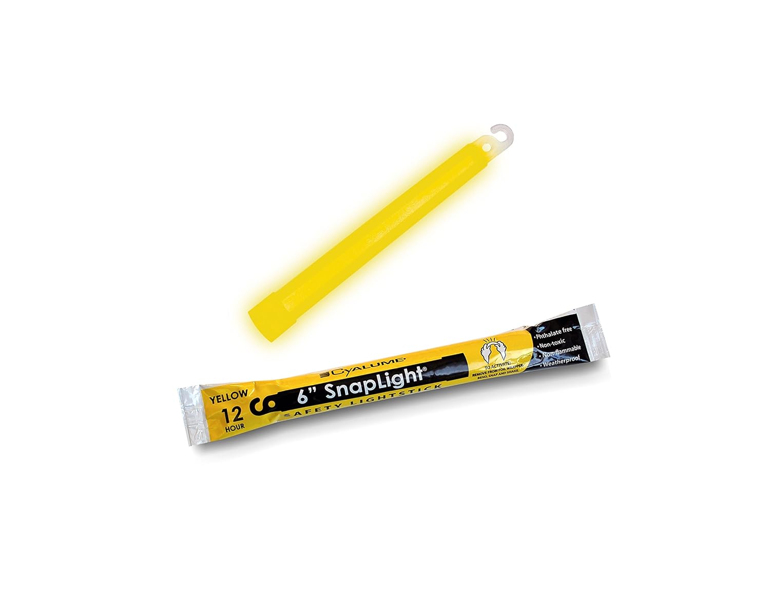 Cyalume SnapLight Yellow Glow Sticks - 6 Inch Industrial Grade ...