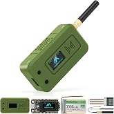 Meshnology ESP32 LoRa V4 Dev Board Kit +L76 GNSS Module +3000mAh Battery +Green Case, ESP32-S3 SX1262 LoRa WiFi Bluetooth 2MB PSRAM 16MB Flash 915MHz Antenna OLED Display Support GPS Solar Meshtastic