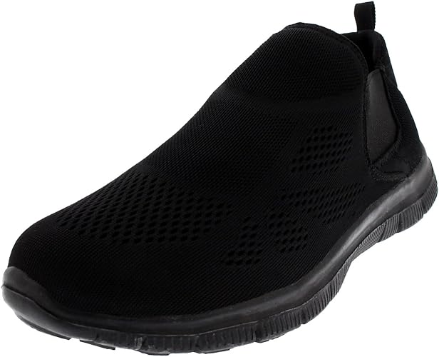 pull on black trainers