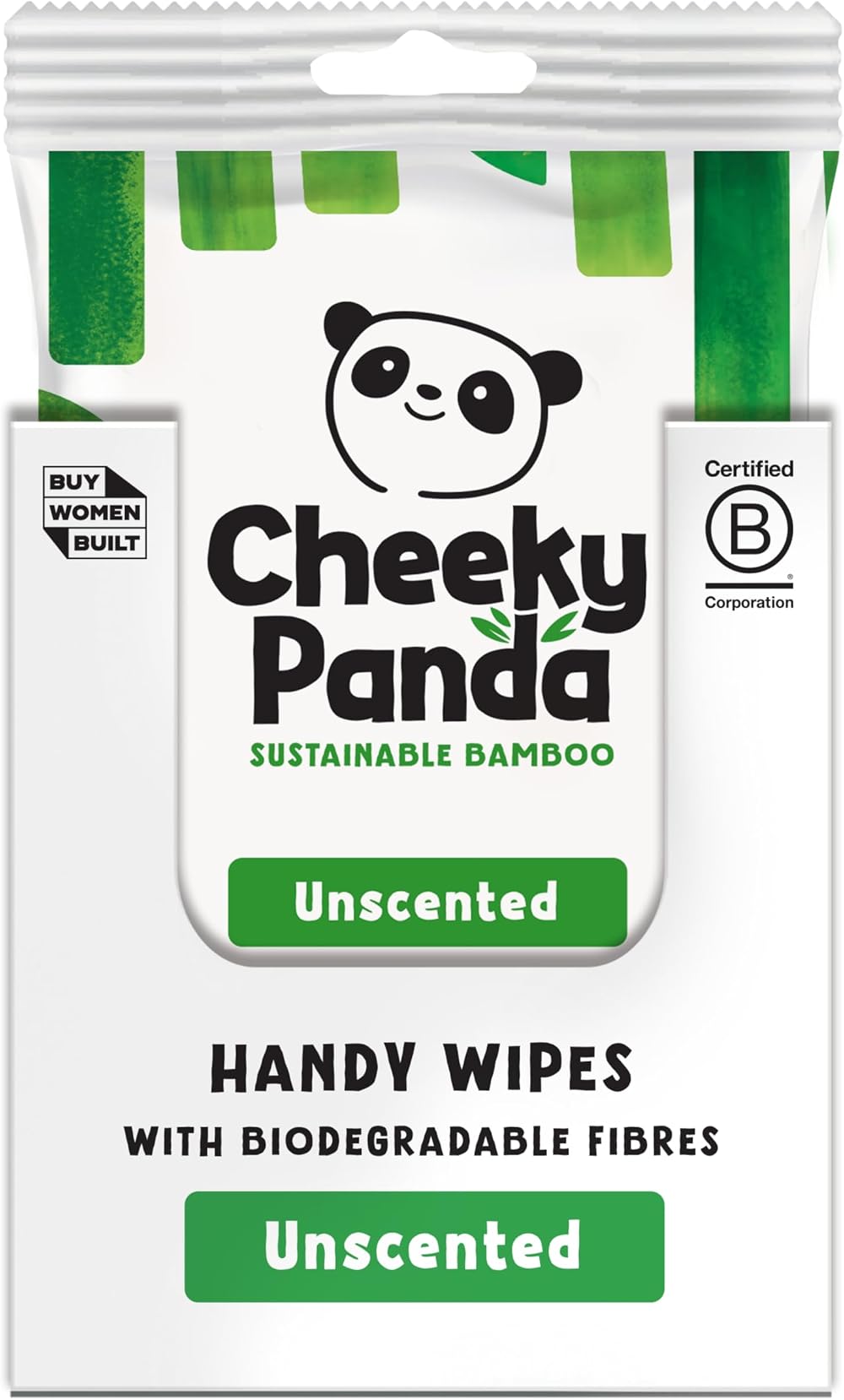 The Cheeky Panda Bamboo Hand Wipes 12 Packs of 12 Travel Wipes