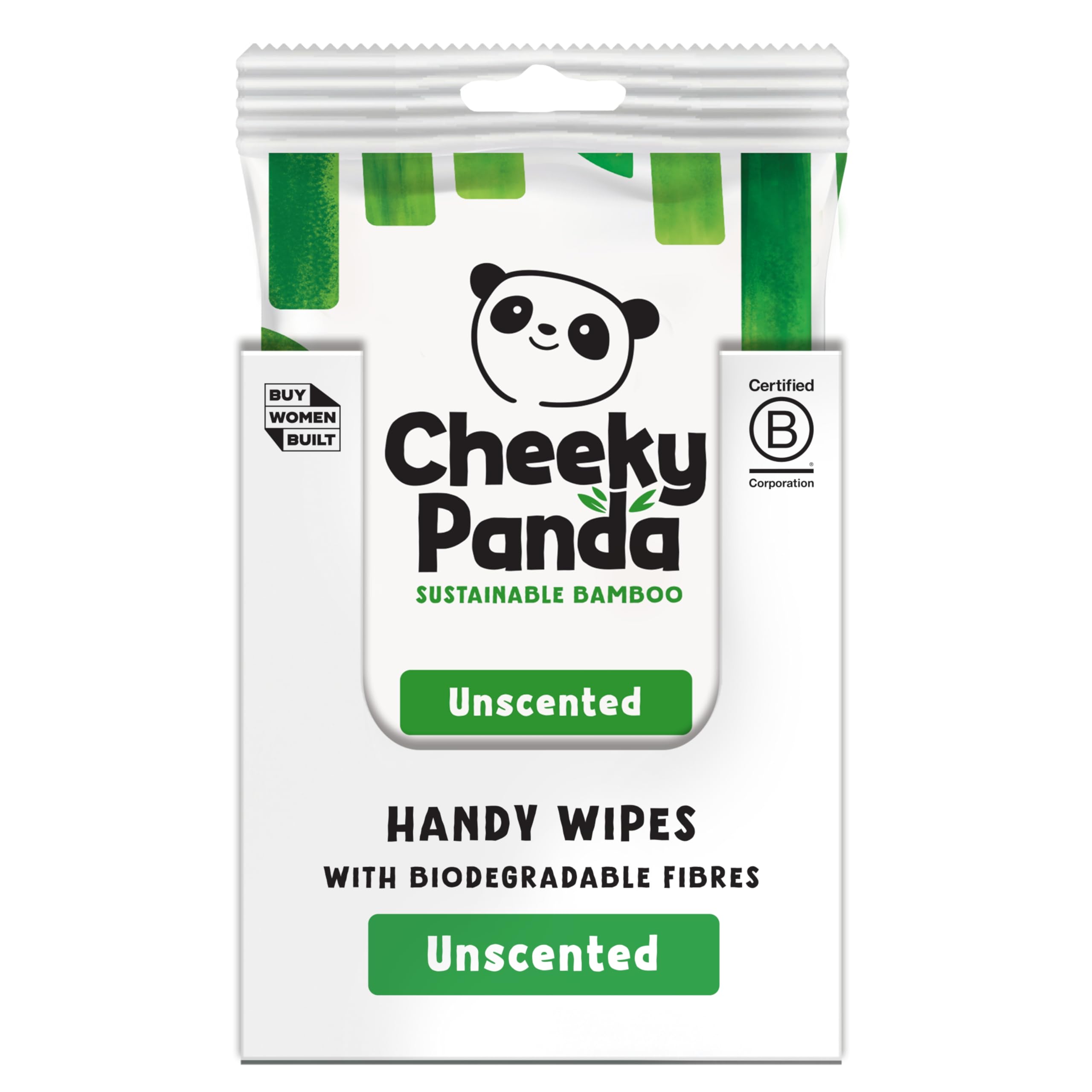 The Cheeky Panda Bamboo Hand Wipes | 12 Packs of 12 Travel Wipes | 100% Plastic Free and Biodegradable Wet Wipes (Packaging May Vary)
