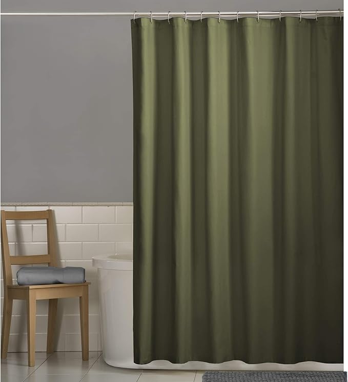 MAYTEX Fabric Shower Curtain Liner, Sage Amazon.co.uk Kitchen & Home